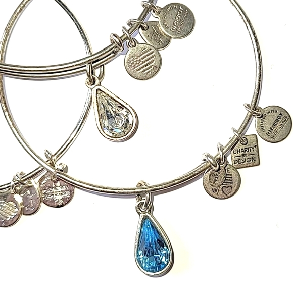 LOT OF 3 ALEX AND ANI BIRTHSTONE BRACELETS - Picture 4 of 9
